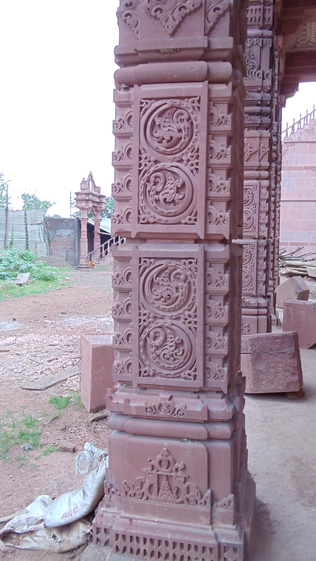 Temple structure assembly